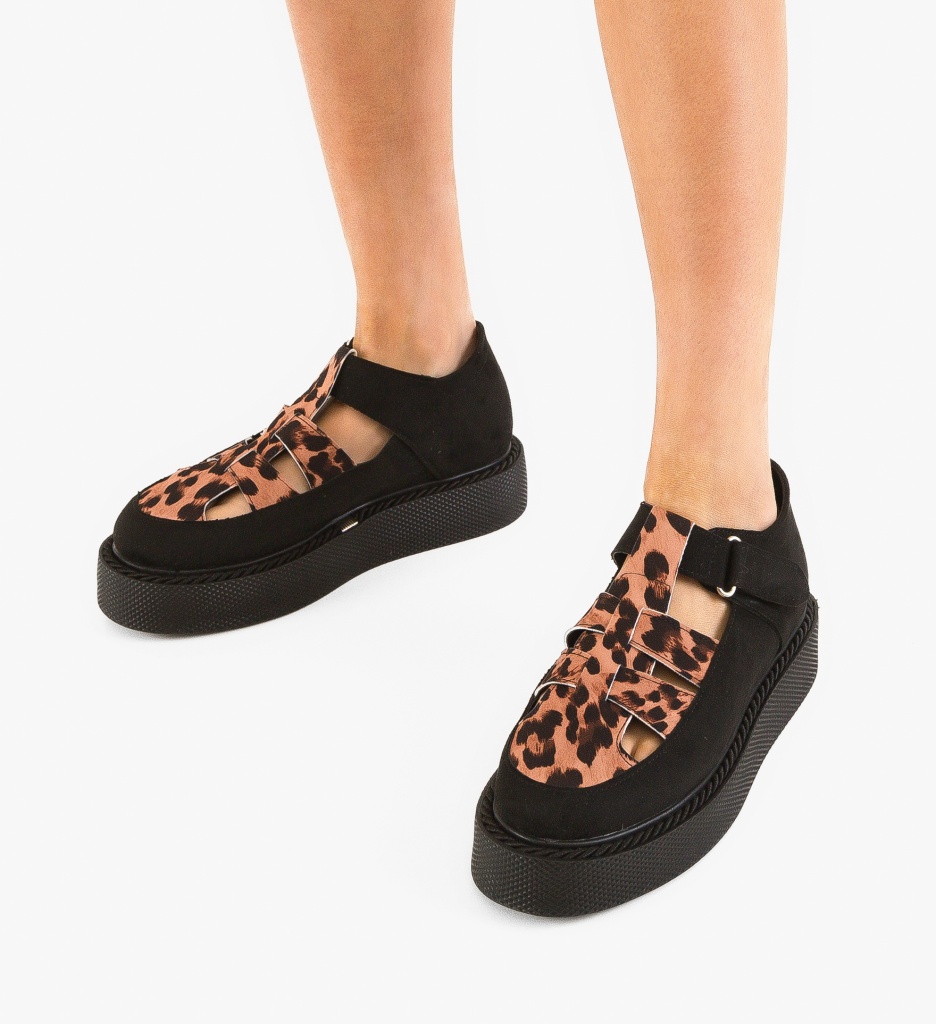Pantofi Casual Gryndy Negri - Confort și Stil - imagine 4