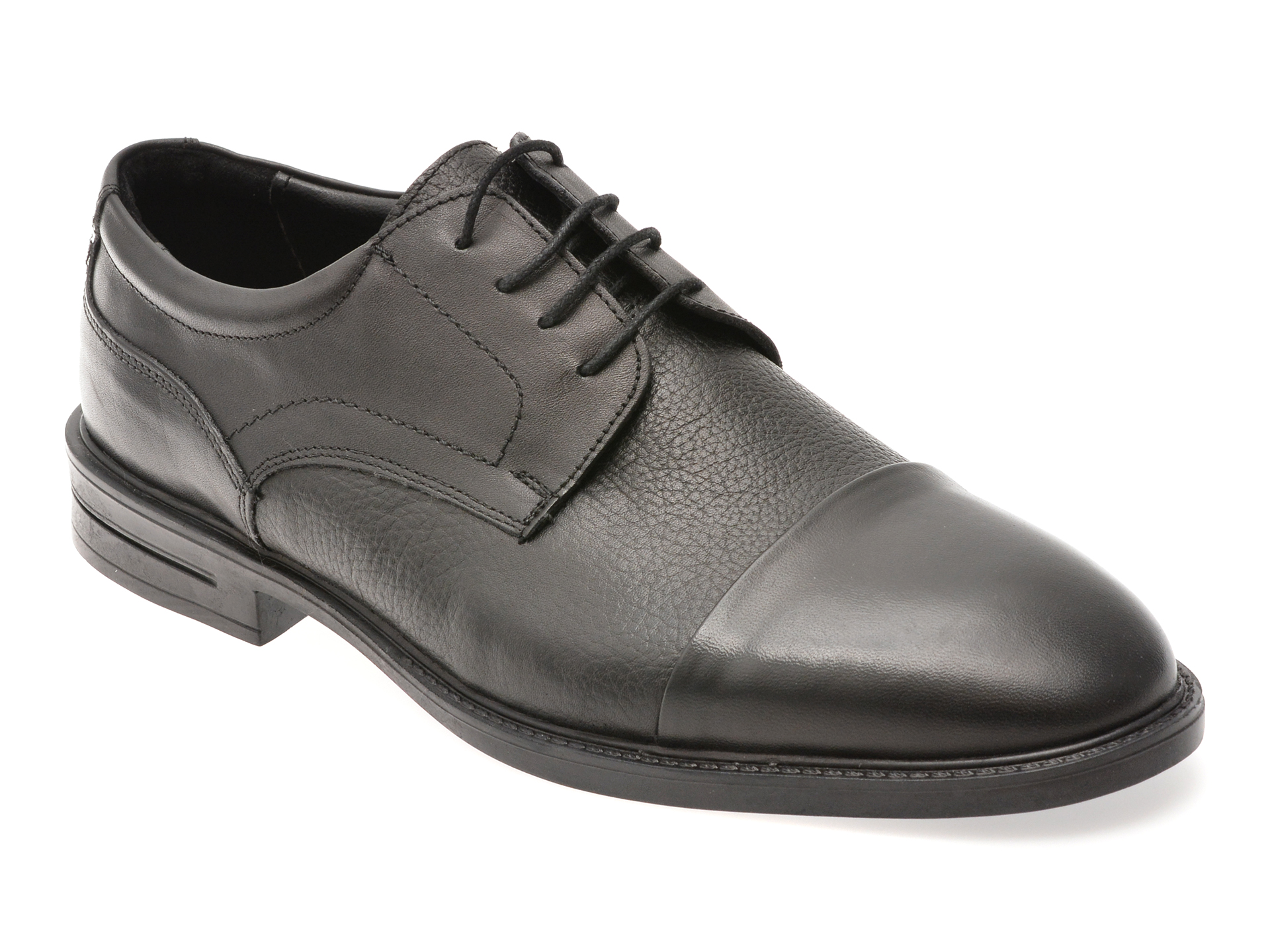 Pantofi Bite the Bullet negri din piele naturală