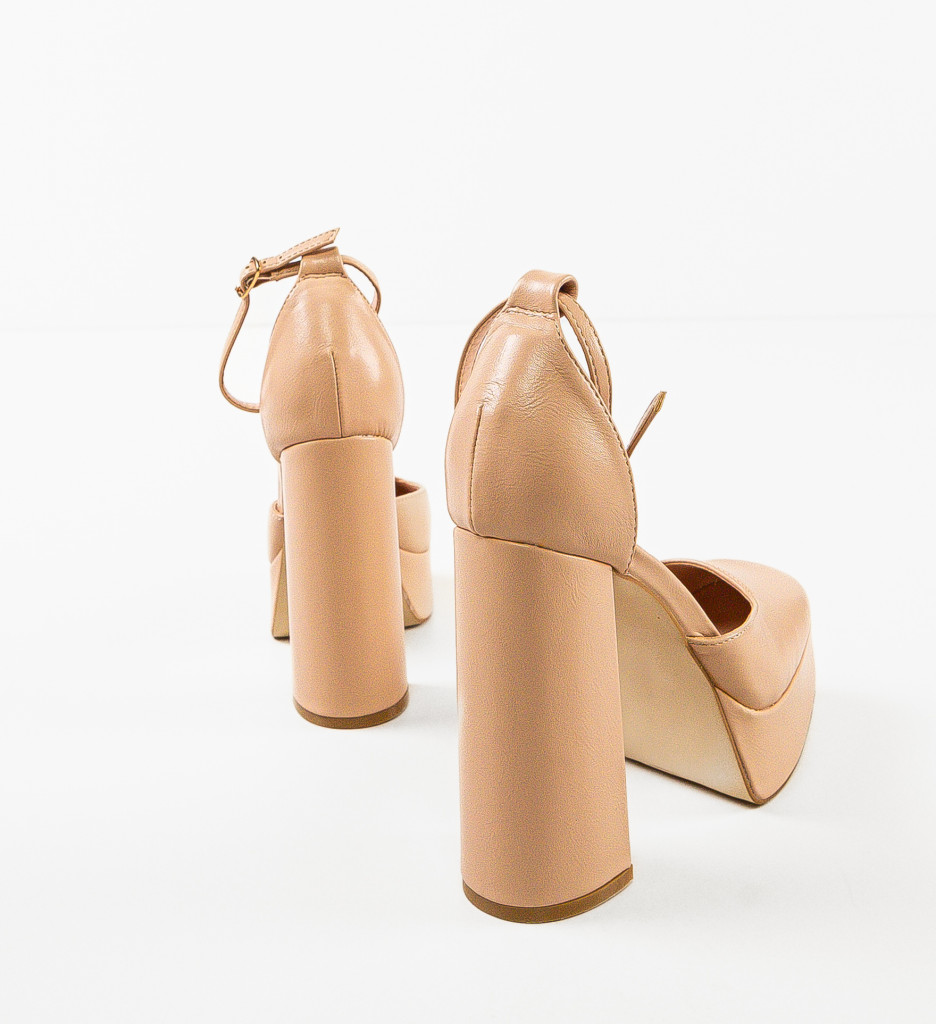 Pantofi dama Reuben Nude - Eleganță și Stil - imagine 5