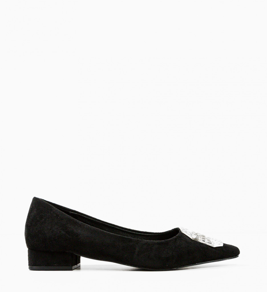 Pantofi Dama Bendo Negri cu Toc - Eleganți - imagine 6