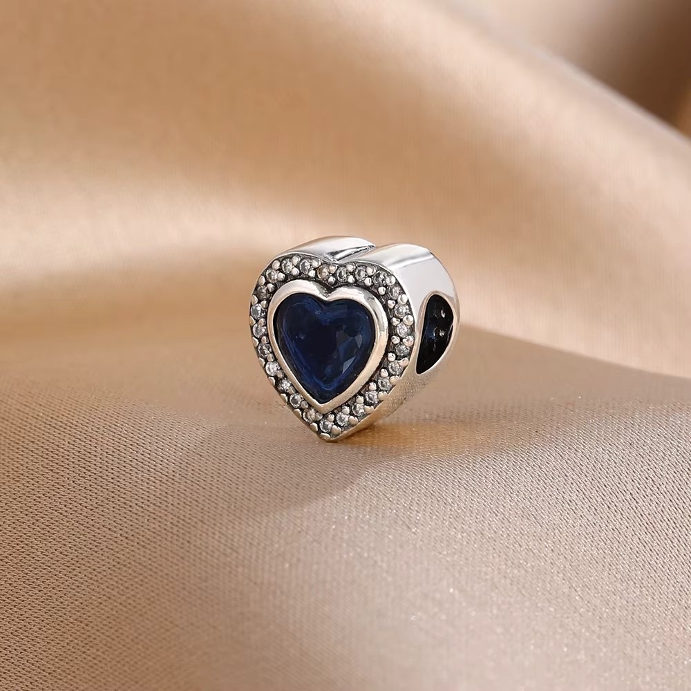 Charm Argint Amanda Inima Albastra - imagine 3