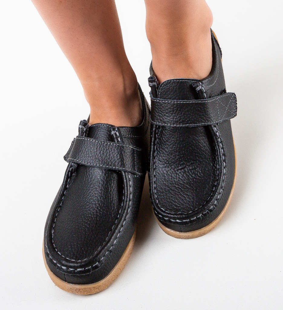 Pantofi Casual Monta Negri | Stil și Confort Zilnic - imagine 2