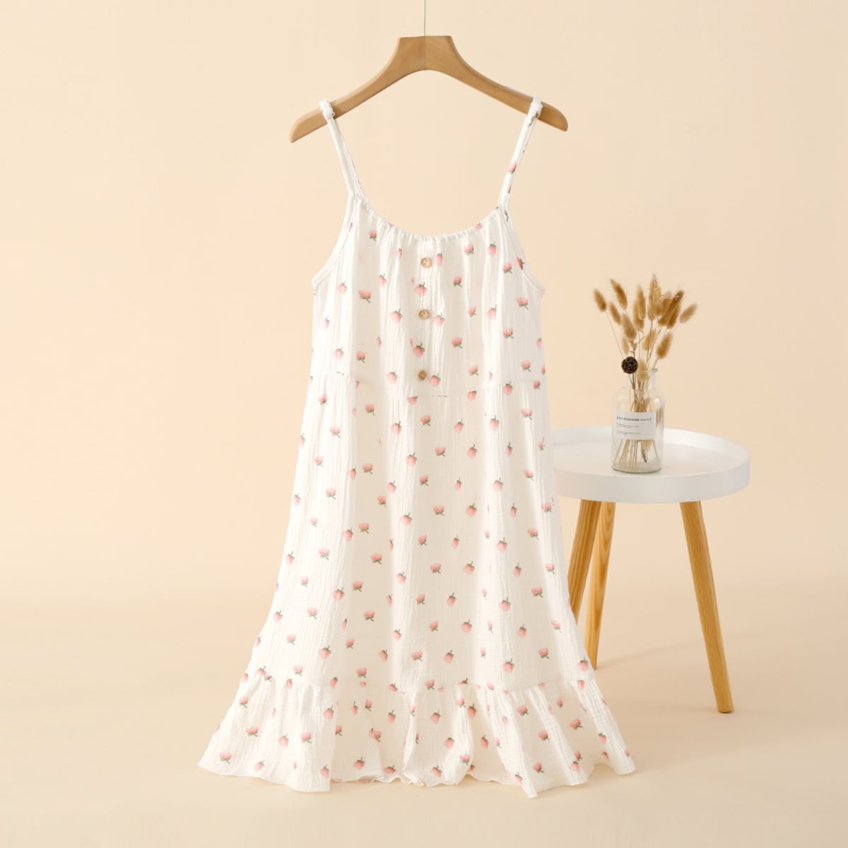Cămașă de noapte Soft Berry Bumbac Delis - imagine 2