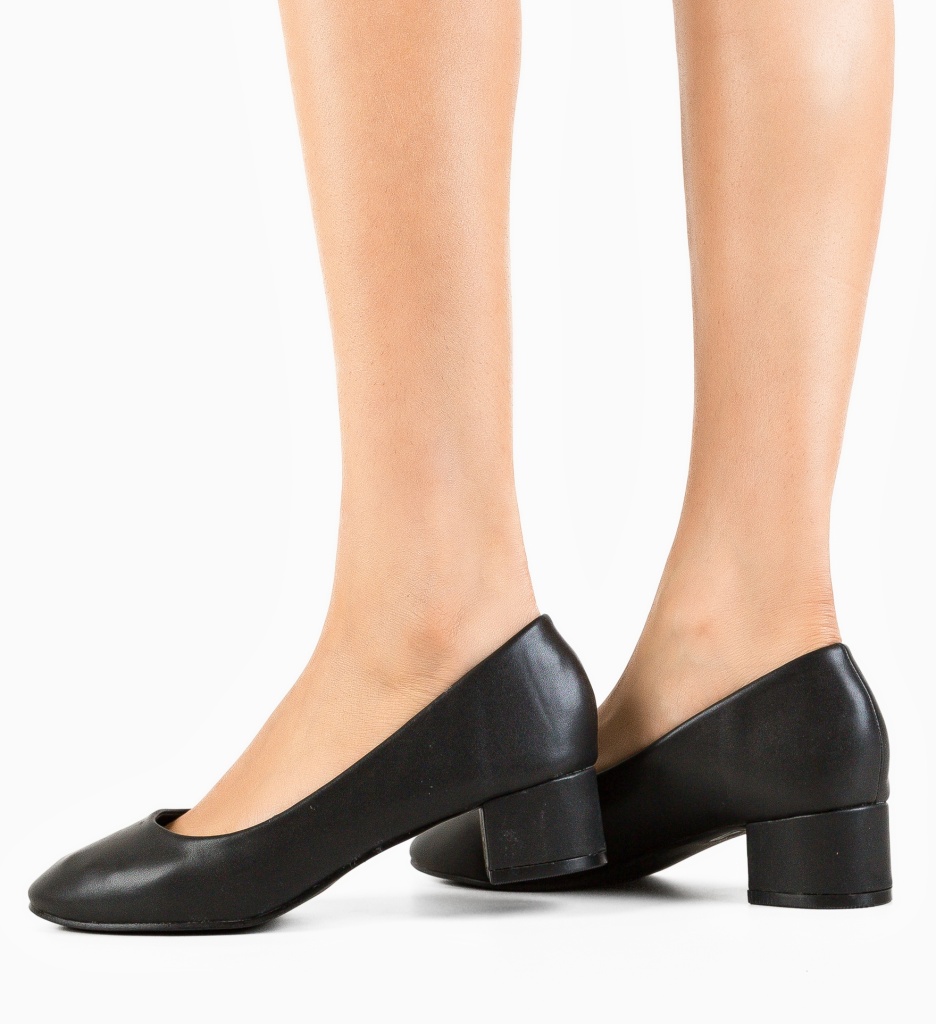 Pantofi cu Toc Ykua Negri | Eleganță Asigurată - imagine 3