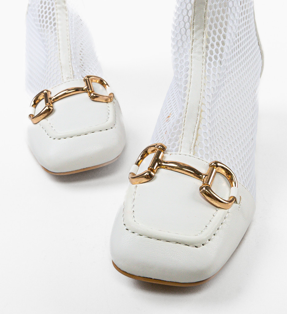 Botine Venczel Albe - Eleganță și Stil - imagine 6