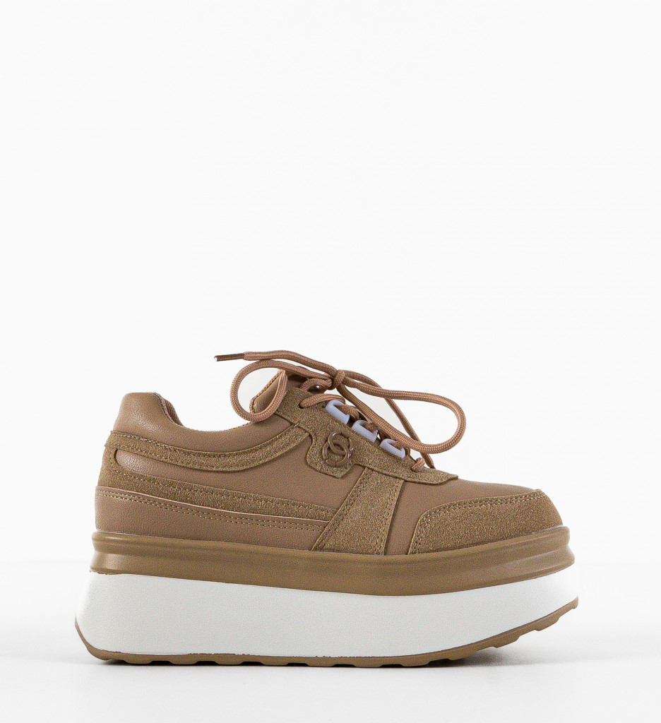 Sneakers Dystrilor Bej 2 - Confort și Stil - imagine 3