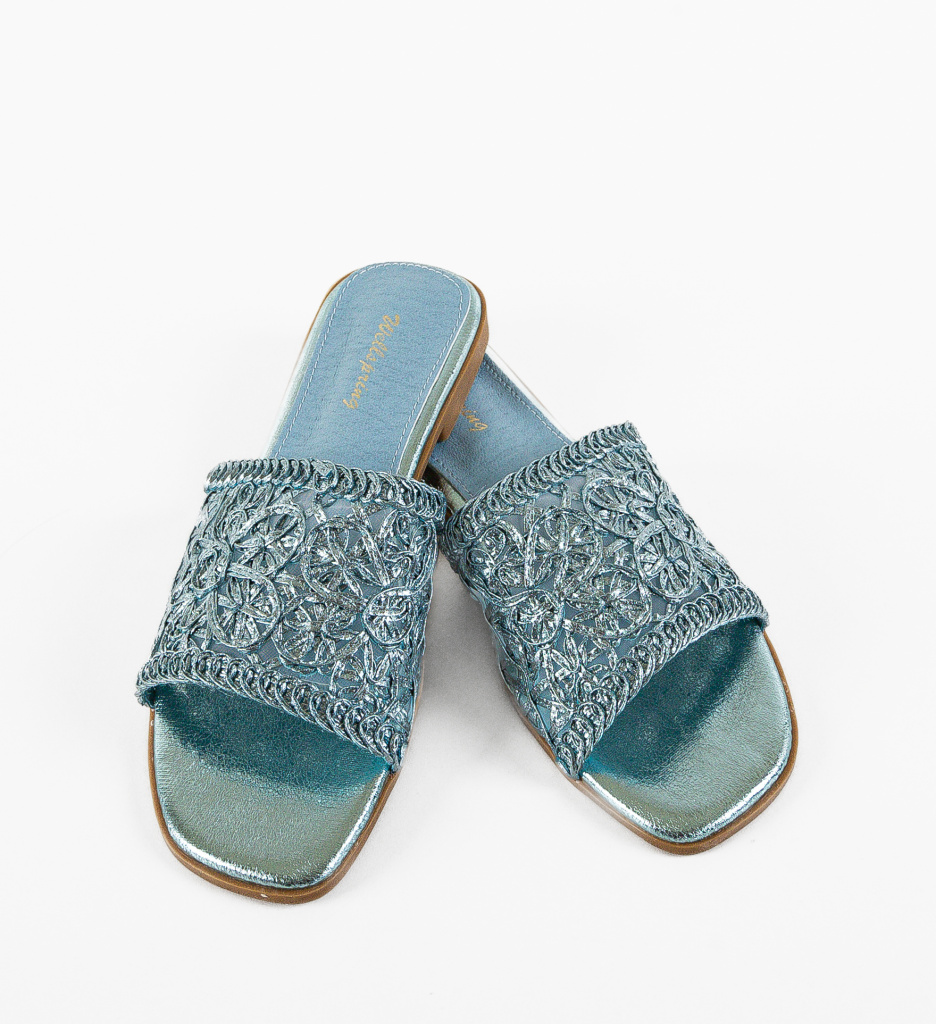 Papuci Dama Sher Albastri | Confort & Stil - imagine 5