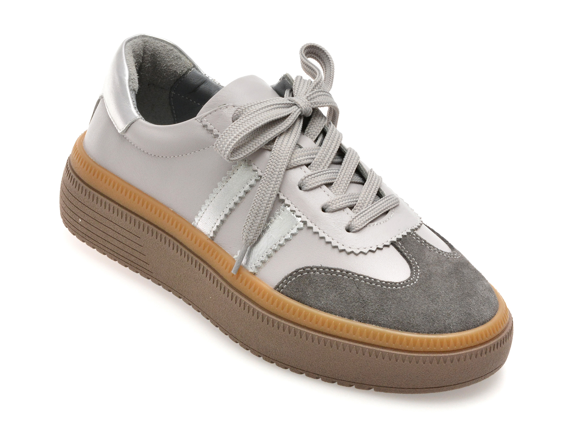 Pantofi Sport Gryxx Piele Naturală Gri