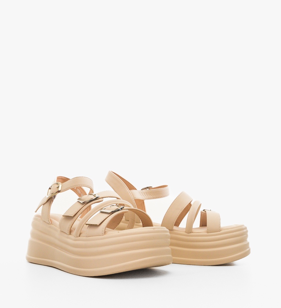 Platforme Dama Bej Panfa | Confort si Stil - imagine 6