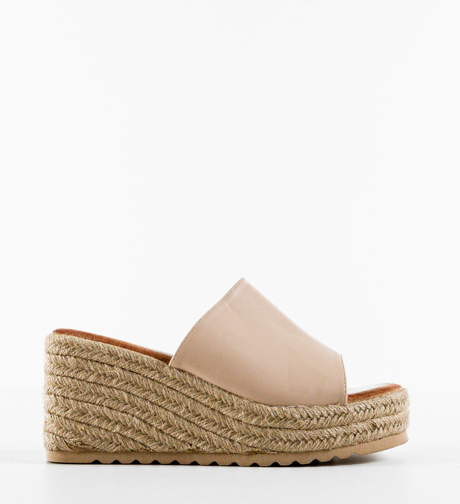 Saboti Dama Fuku Bej - Confort si Eleganta - imagine 4