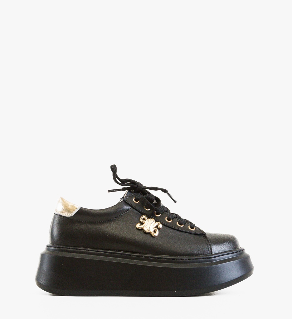 Sneakers Dama Nobless Negri | Confort și Stil - imagine 4