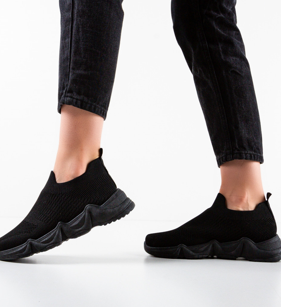 Sneakers Dama Negri - Stil și Confort Urban - imagine 3