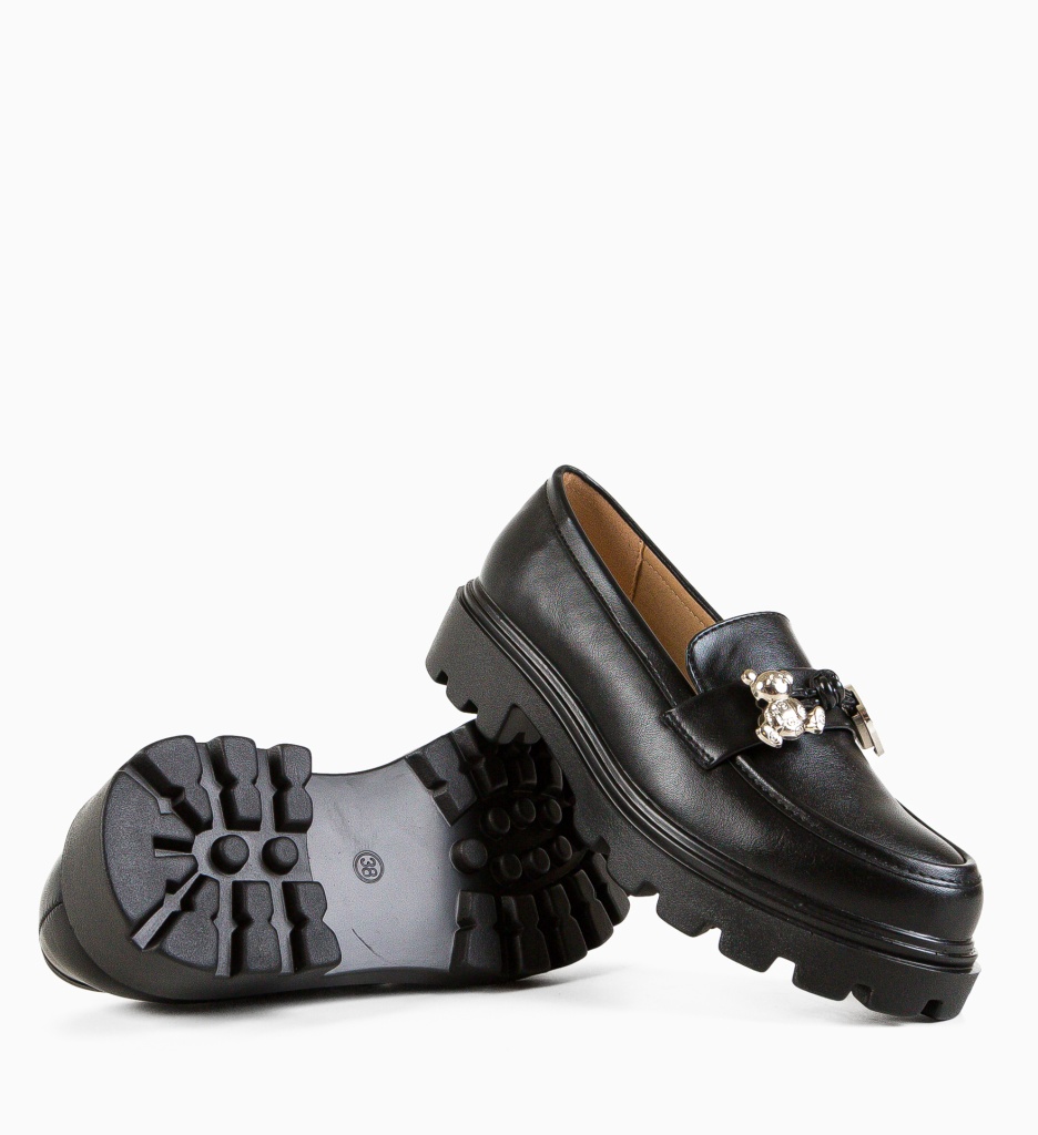 Pantofi Casual Negri Confort Eino - imagine 6