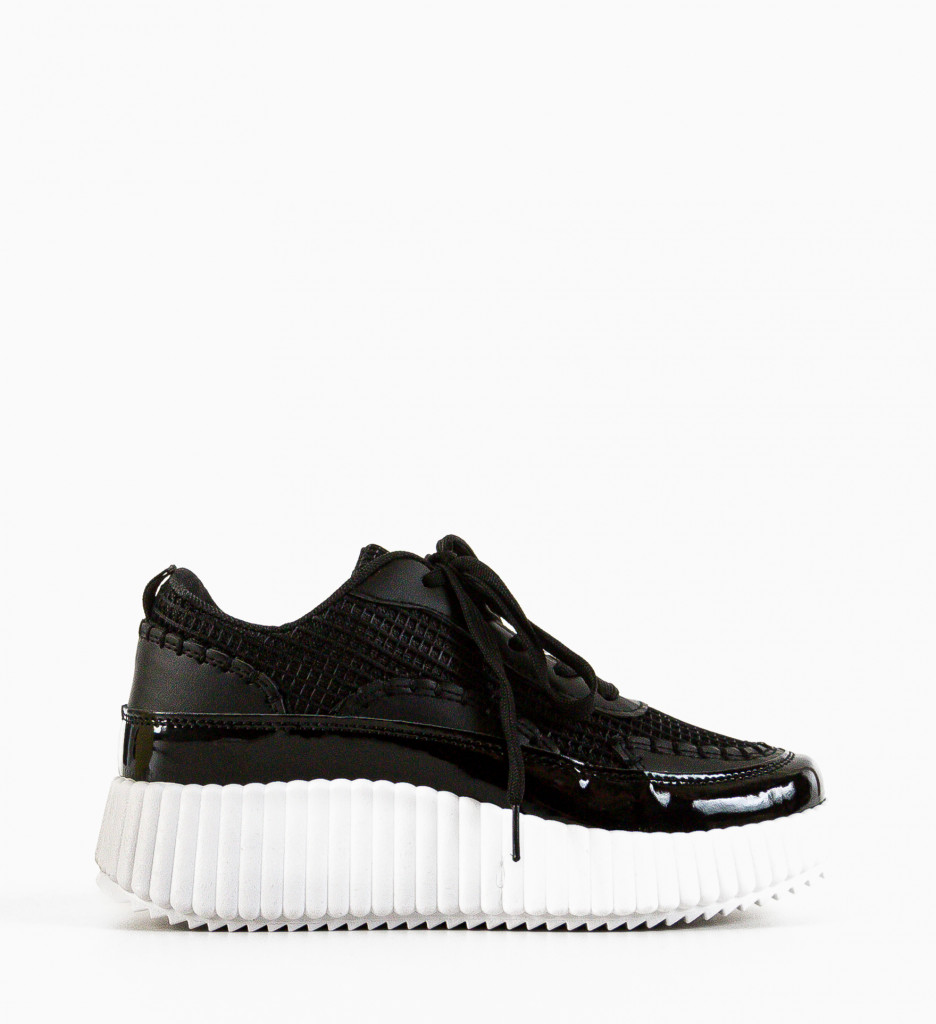 Pantofi Sport Duffy Stein Negri - Confort Superior - imagine 4