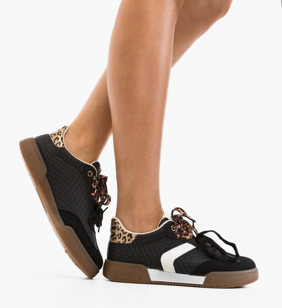 Sneakers Dama Kabber Negri | Confort Sport - imagine 2