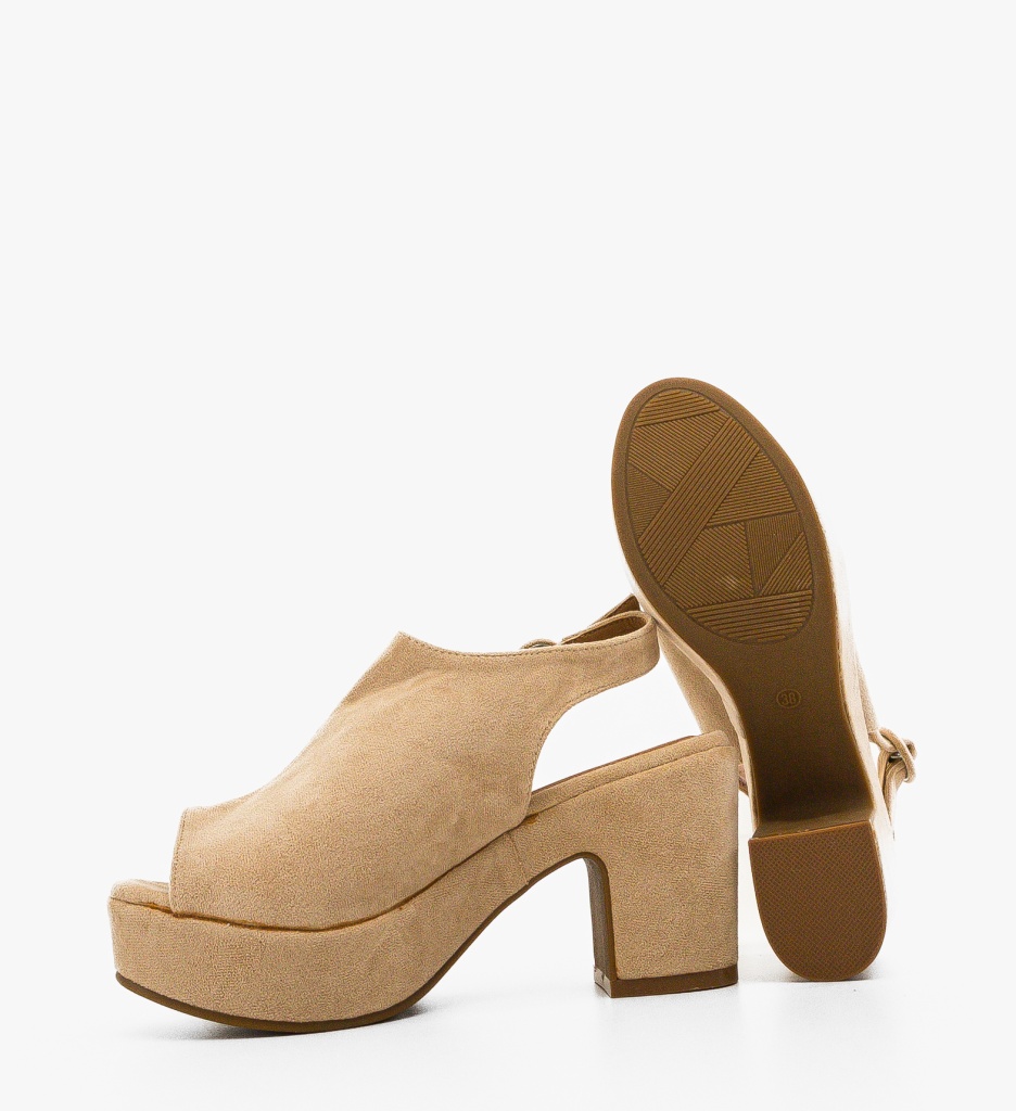 Sandale Toc Yousuf Bej - Eleganță și Confort - imagine 6