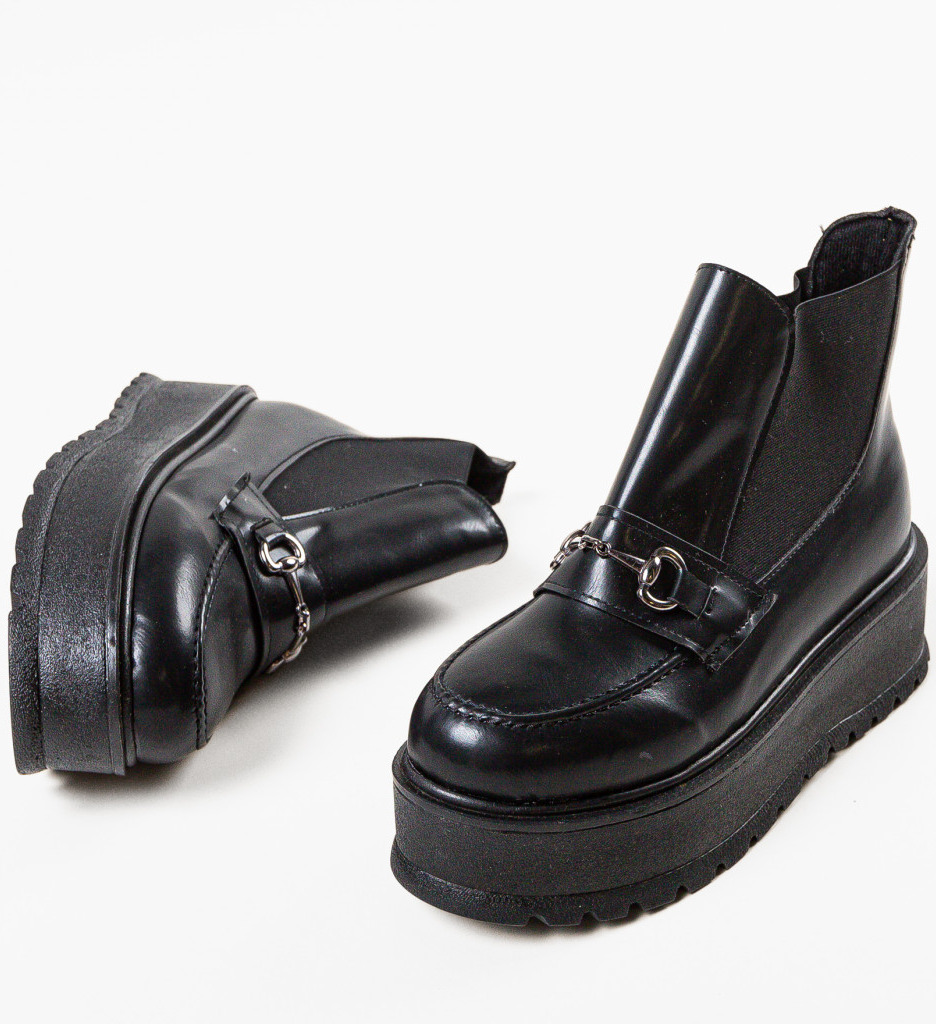 Ghete Dama Samir Negre 2 - Stil si Confort - imagine 6