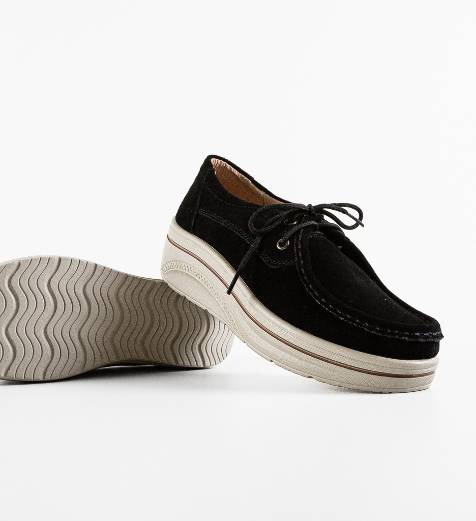 Pantofi Casual Auron Negri - Confort și Stil - imagine 8