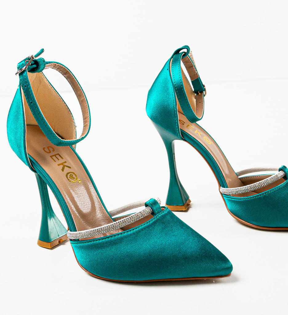 Pantofi Chapman Verzi | Eleganță și Stil - imagine 7