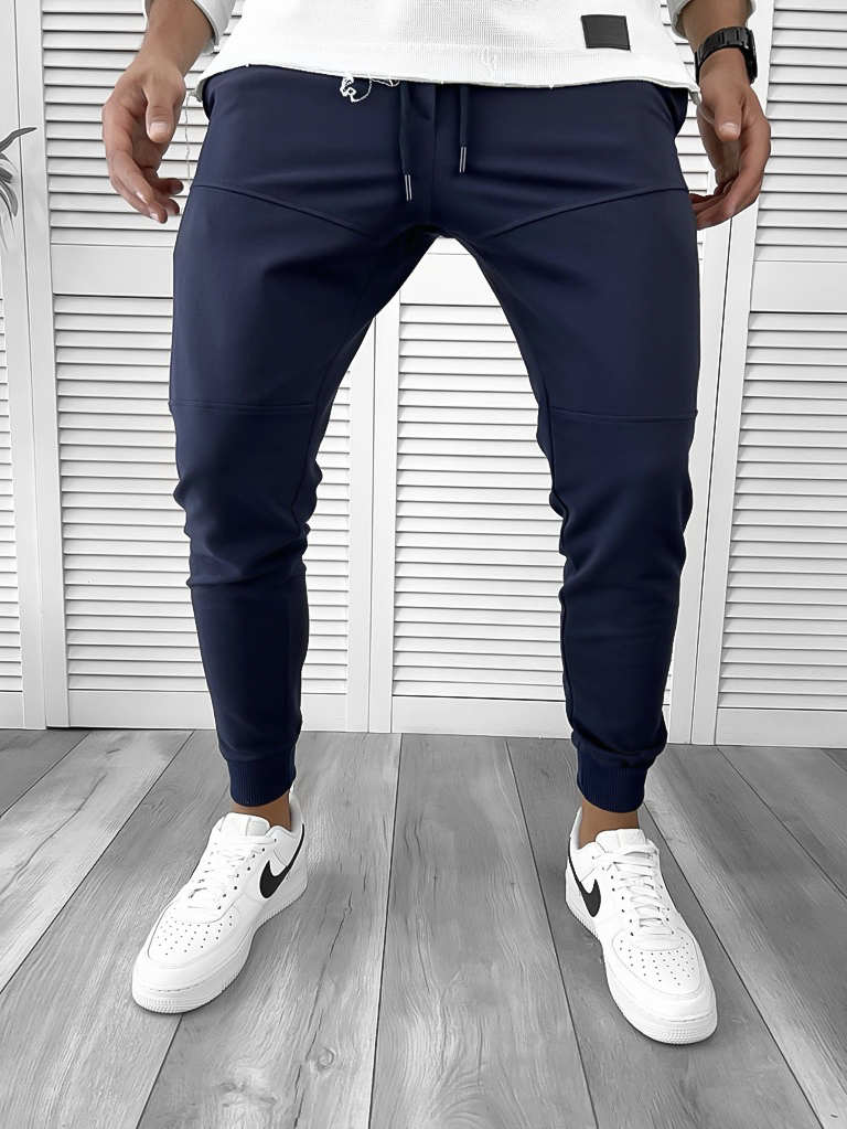 Pantaloni Trening Conici Bleumarin