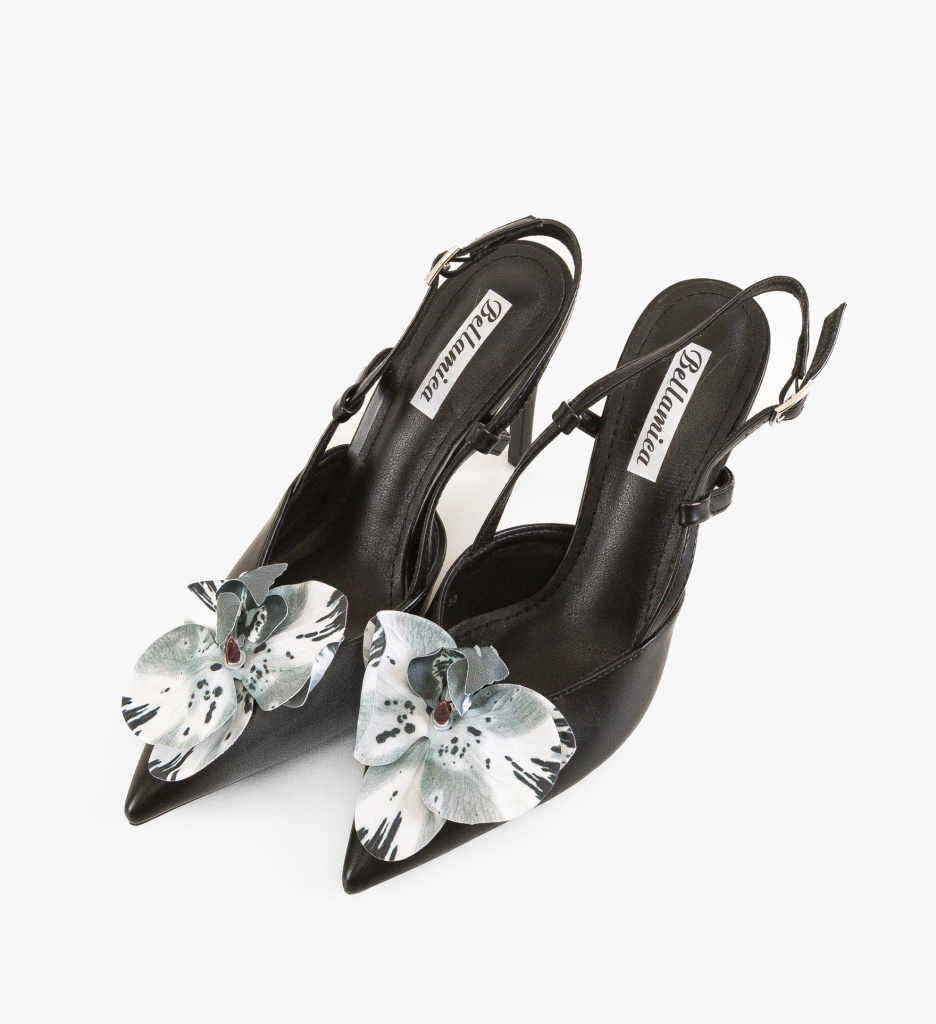 Pantofi dama Ishaq Negri cu toc elegant - imagine 5