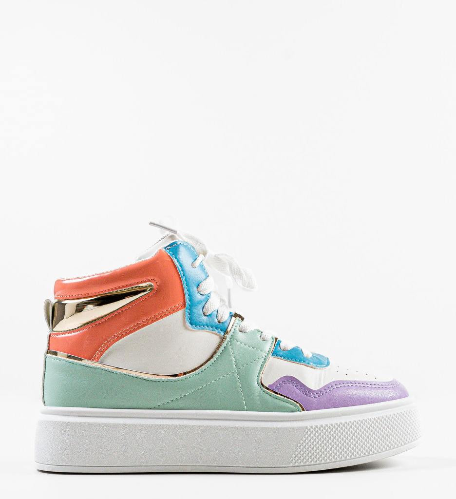 Sneakers Dama Kane Multicolor - Stil Unic - imagine 4