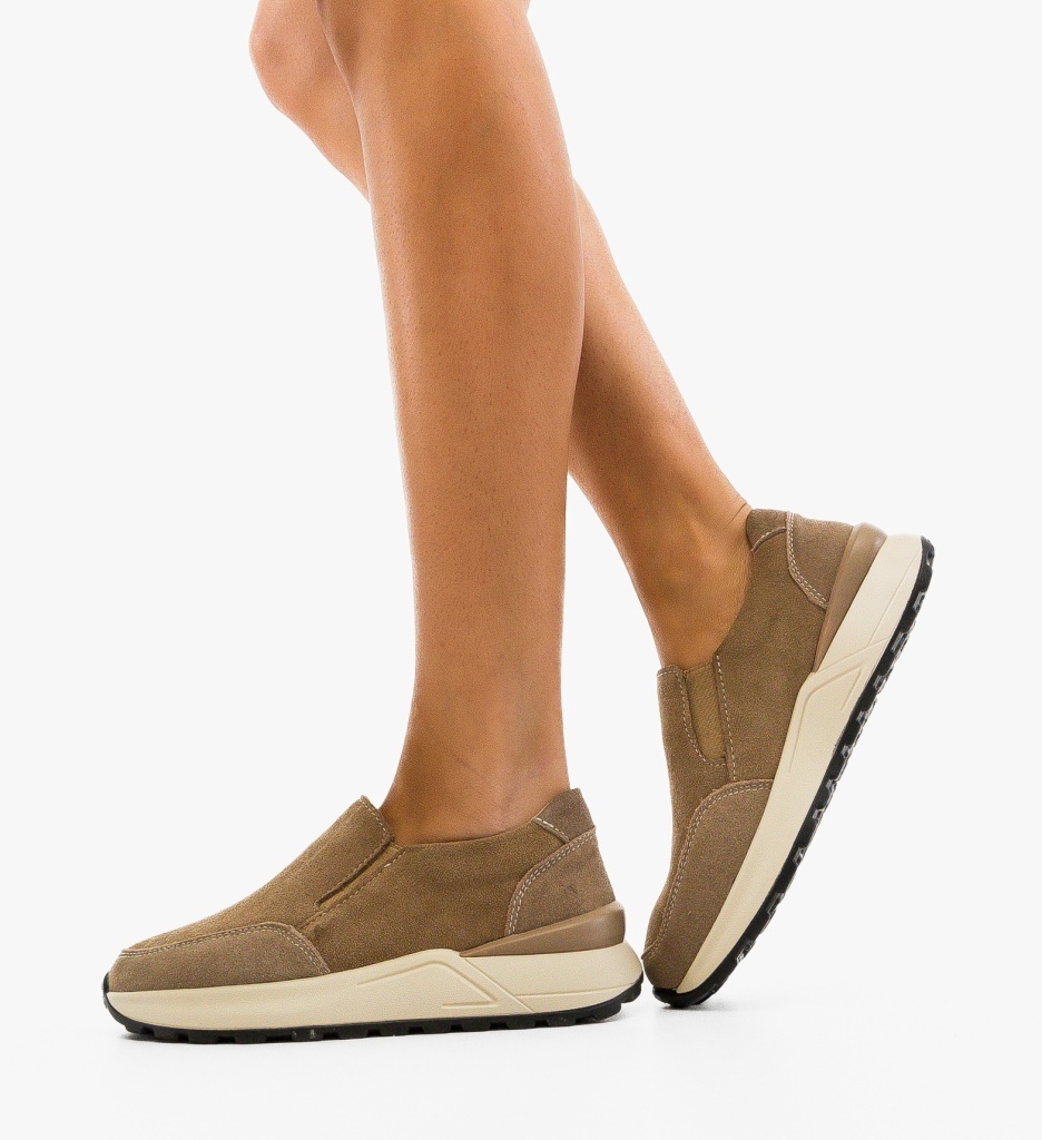 Pantofi Casual Dama Derina Bej | Stil & Confort