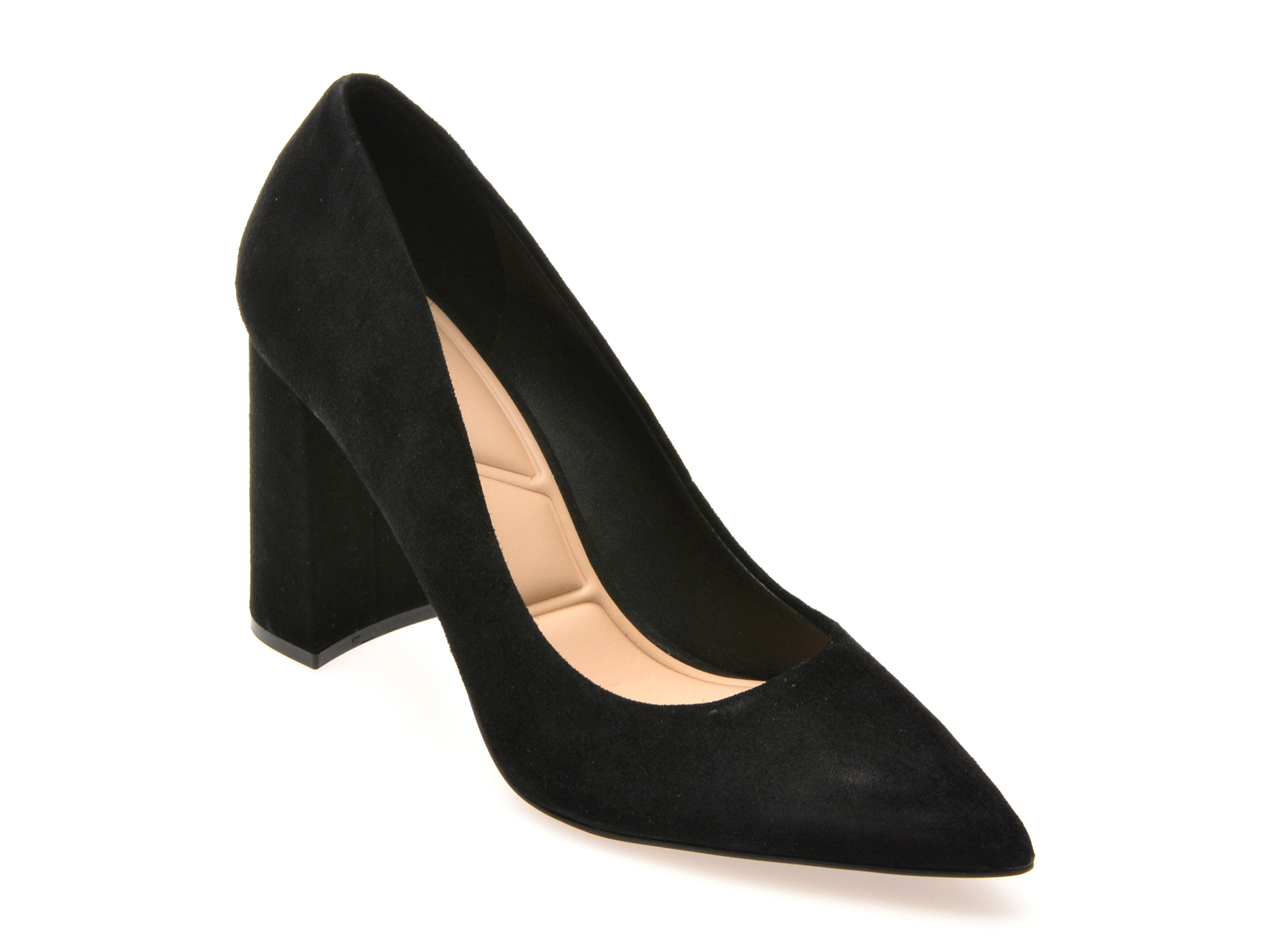 Pantofi ALDO negri din piele intoarsa - Eleganță