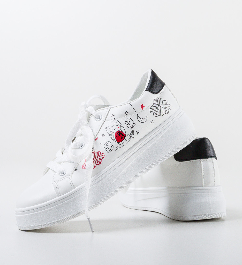 Sneakers Dama Albi | Confort și Stil - imagine 5