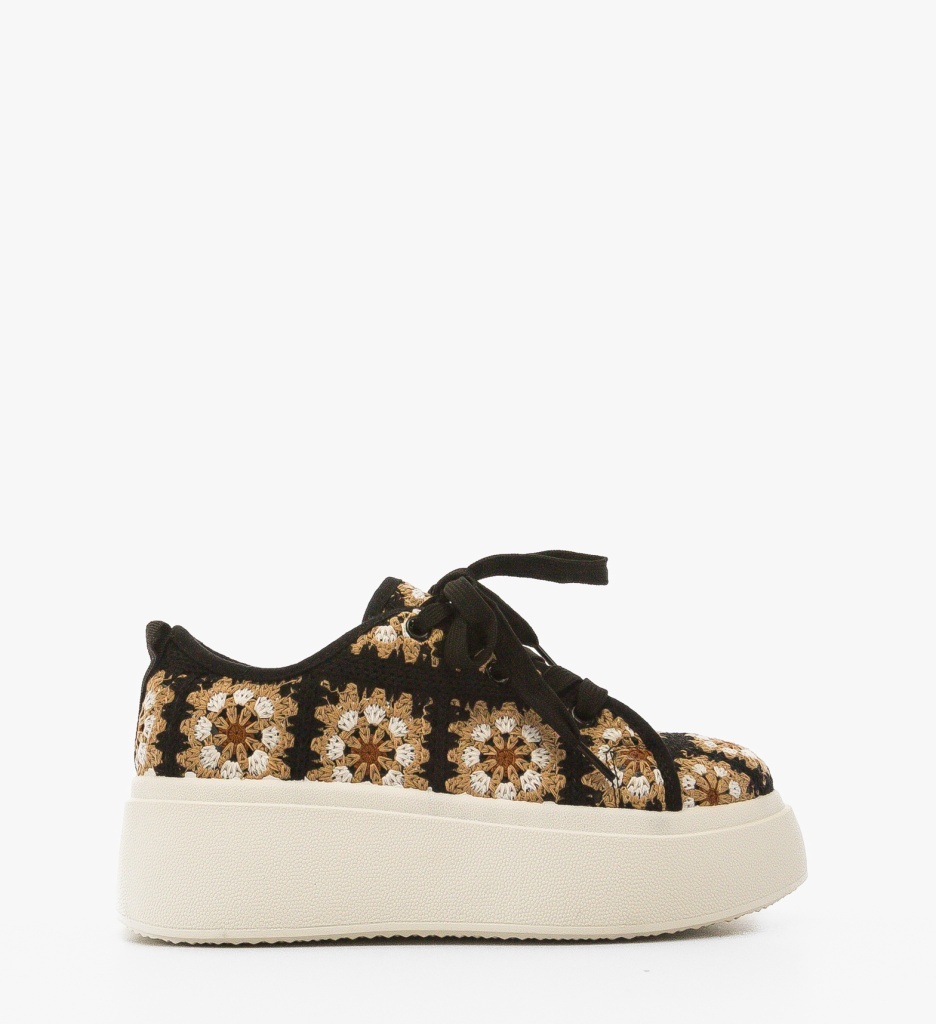 Sneakers Dama Maxima Negri | Confort și Stil - imagine 6