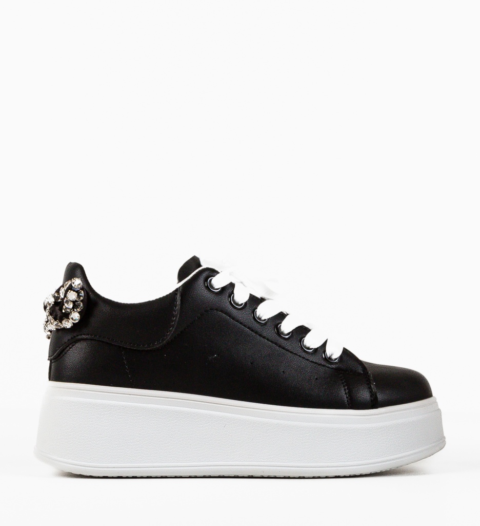 Sneakers Dama Wilkins Negri | Confort & Stil - imagine 4