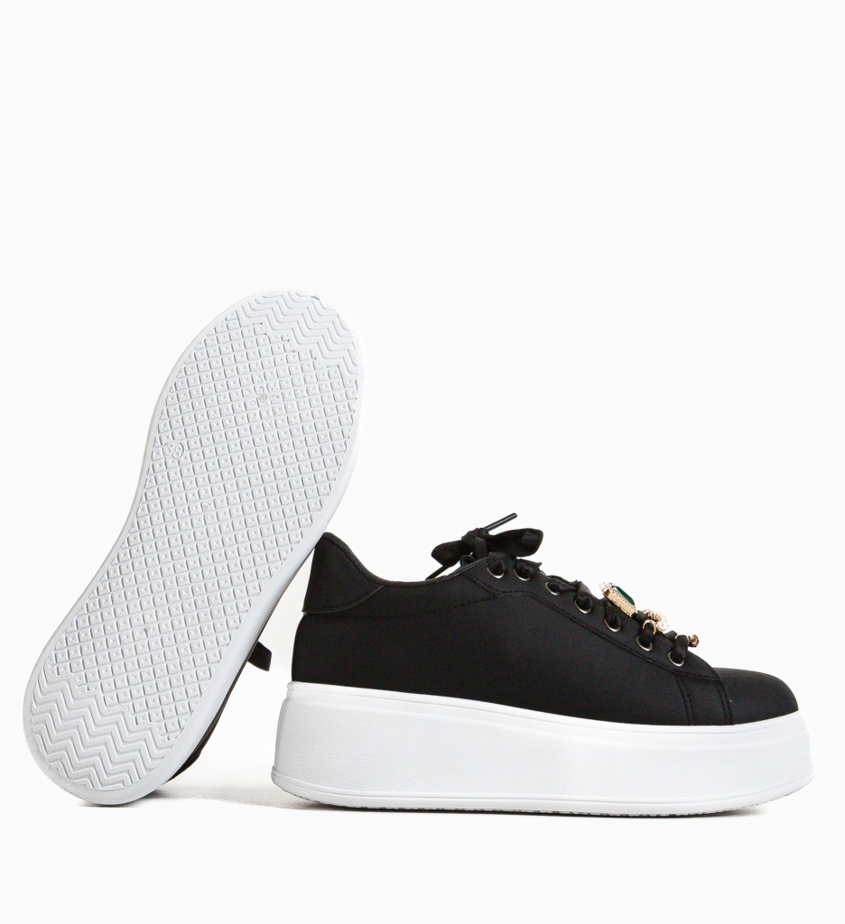 Sneakers Dama Bryson Negri | Confort Asigurat - imagine 6