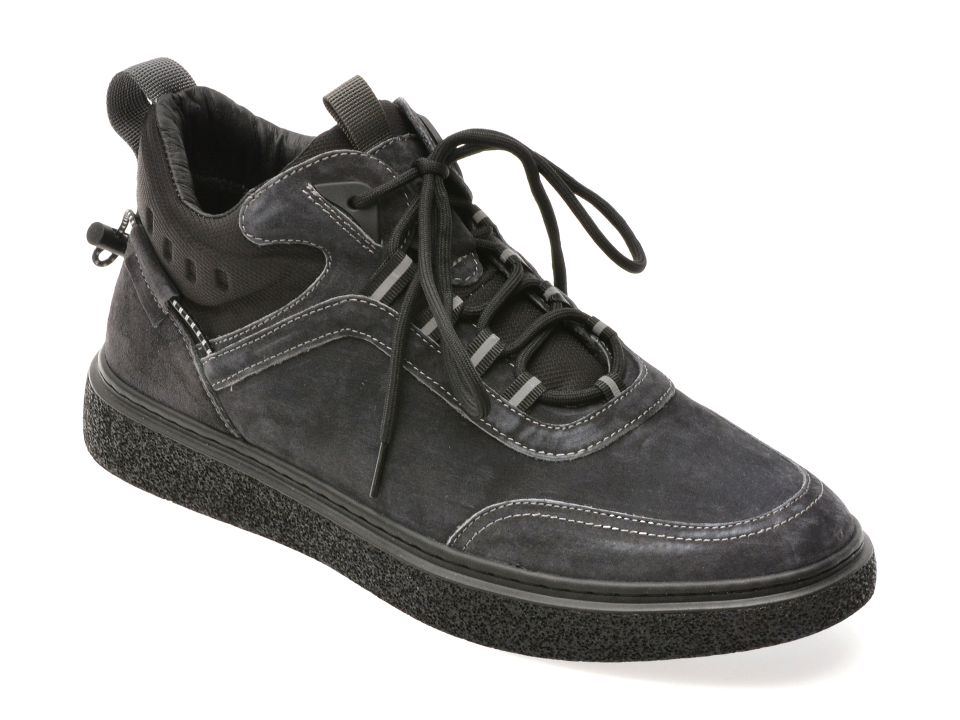 Ghete OTTER Gri din Nabuc - Stil și Confort