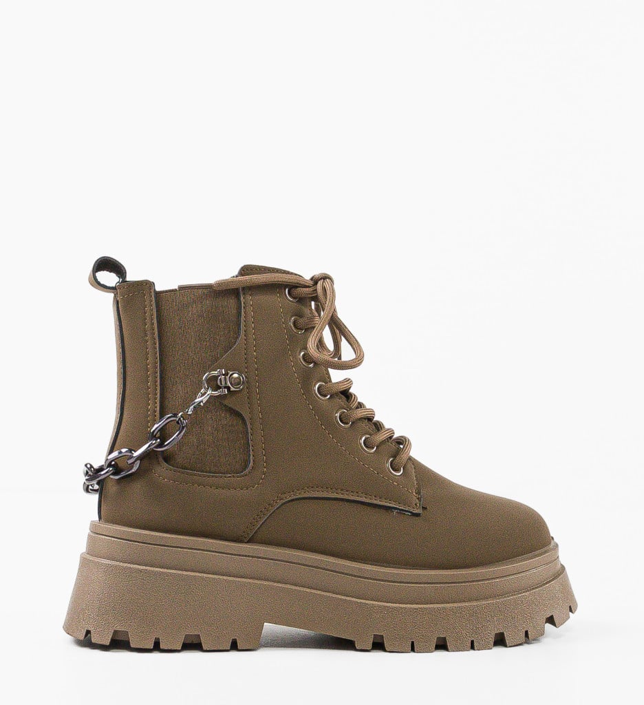 Ghete Kebun Khaki Dama - Confort & Stil - imagine 5