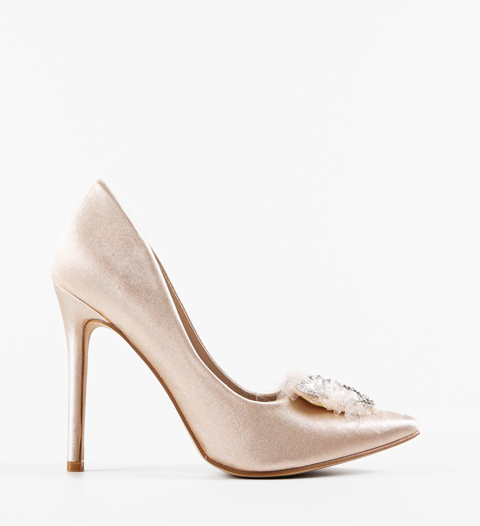Pantofi Neanyta Bej cu Toc Eleganți - Confort Stil - imagine 5