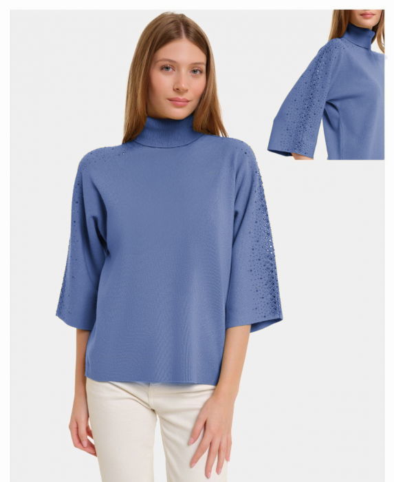 Pulover Shopika cu Pietricele Argintii