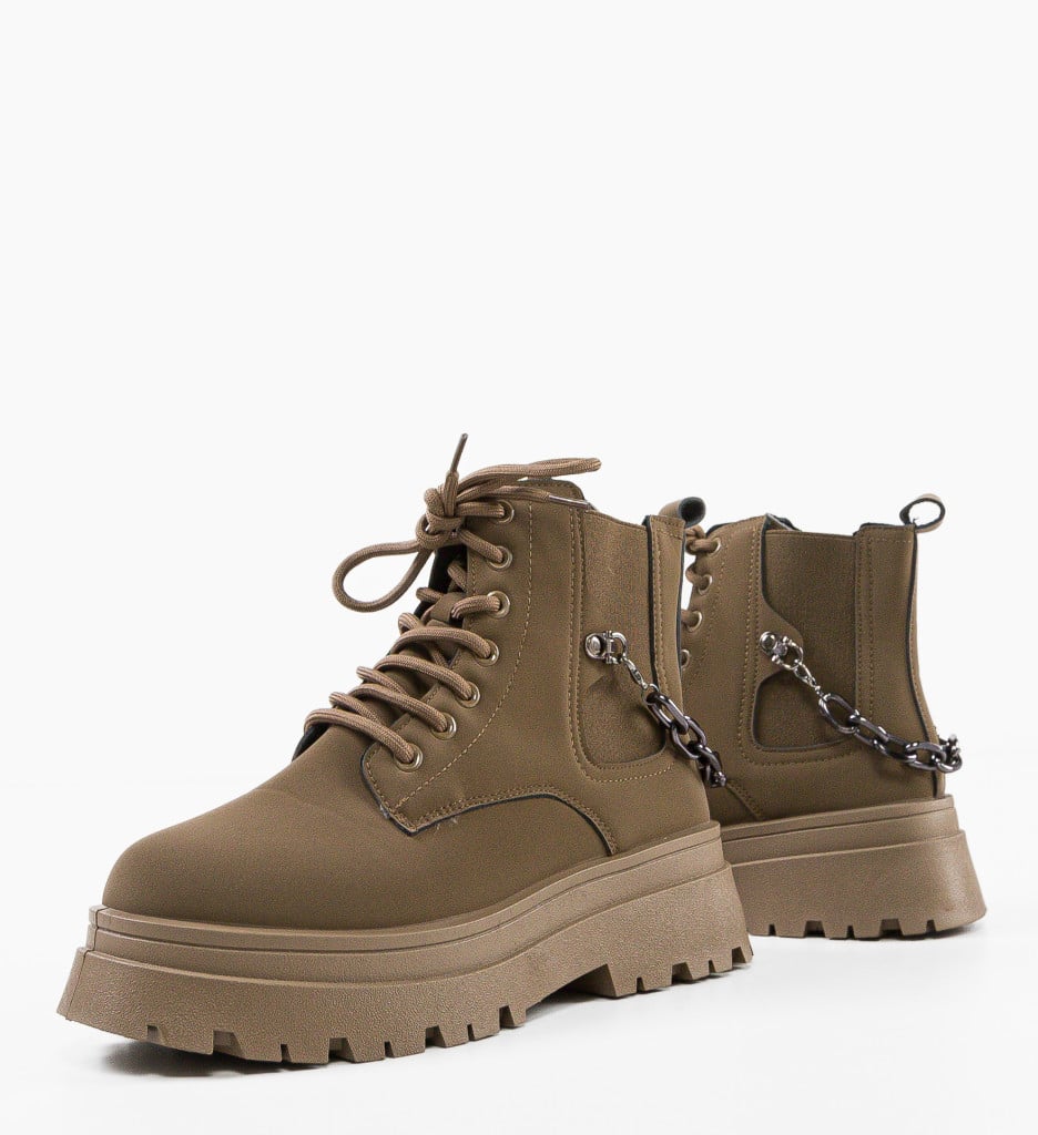 Ghete Kebun Khaki Dama - Confort & Stil - imagine 7