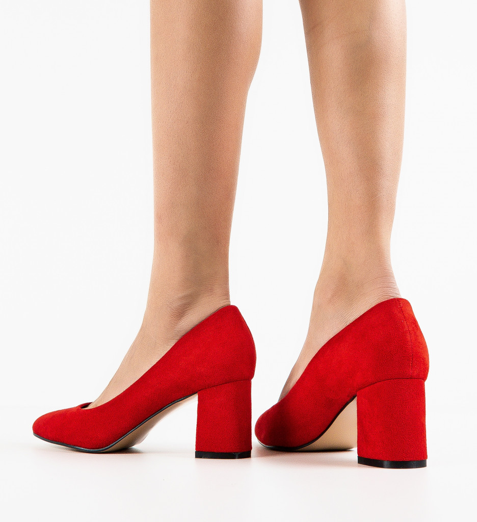 Pantofi Brook Rosii - Eleganță și Stil - imagine 4
