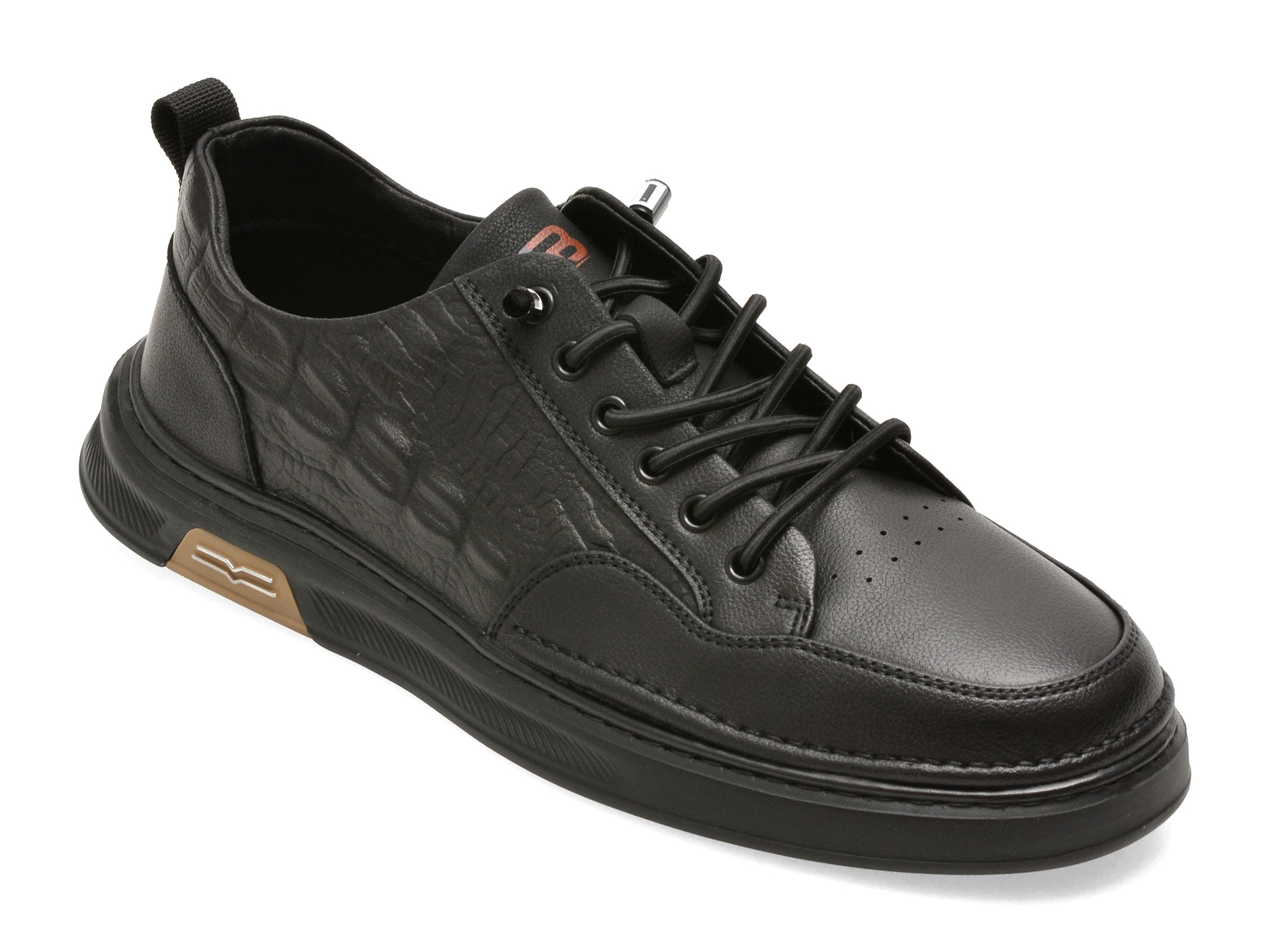 Pantofi sport BITE THE BULLET negri, 37110, din piele naturala