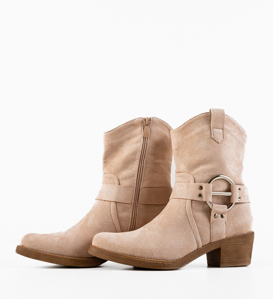 Botine Dama Szymo Bej - Eleganță și Confort - imagine 6