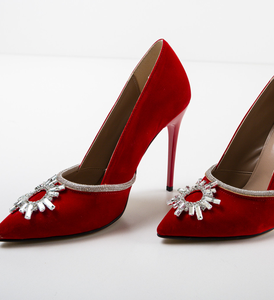 Pantofi Sister Rosii cu Toc - Eleganță și Stil - imagine 7