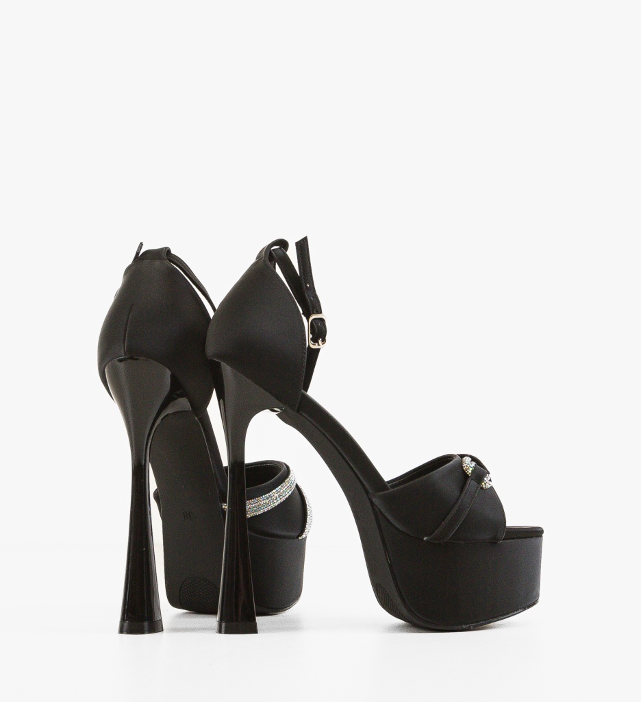 Sandale Sanguino Negre | Eleganță și Stil - imagine 2
