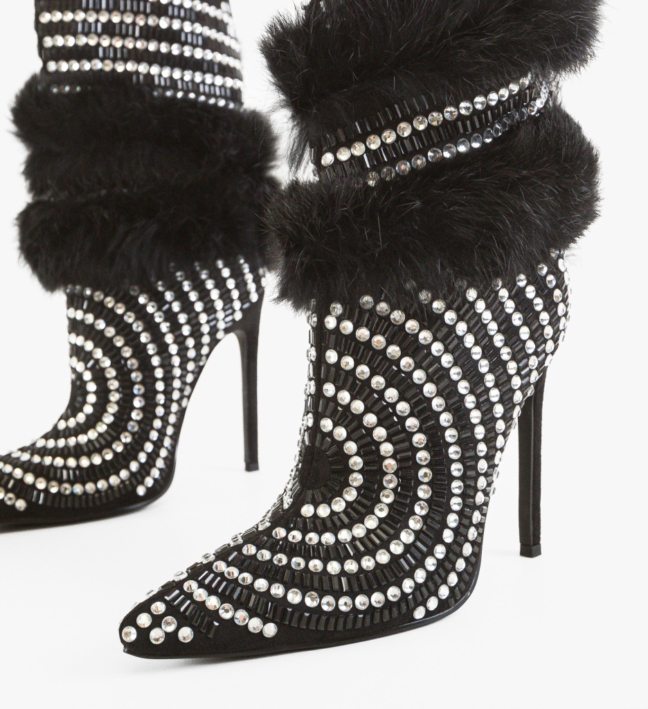 Botine Dama Odde Negre Depurtat - Eleganță Maximă