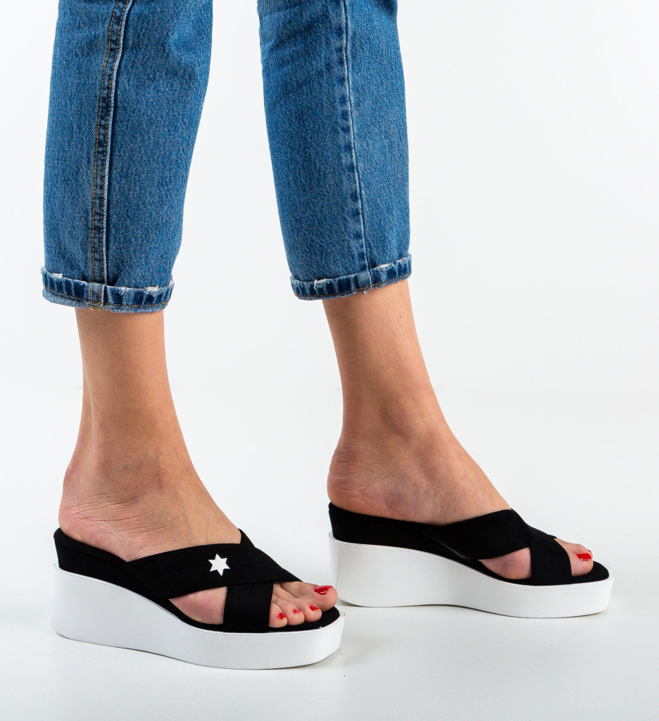 Platforme Larice Negre | Stil și Confort Natural
