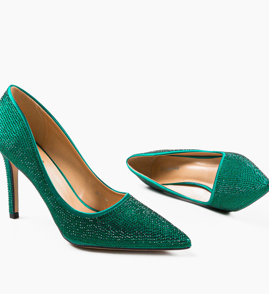 Pantofi Dama Larry Verzi - Eleganță și Stil - imagine 6