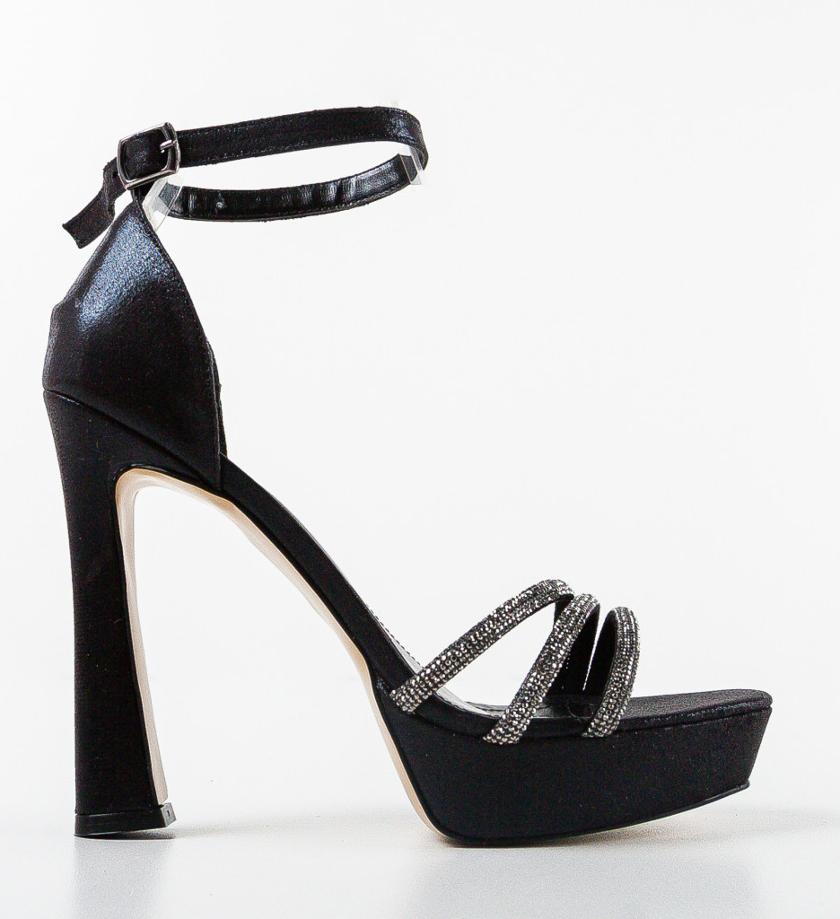 Sandale Dama Hana Negre - Eleganță și Stil - imagine 6