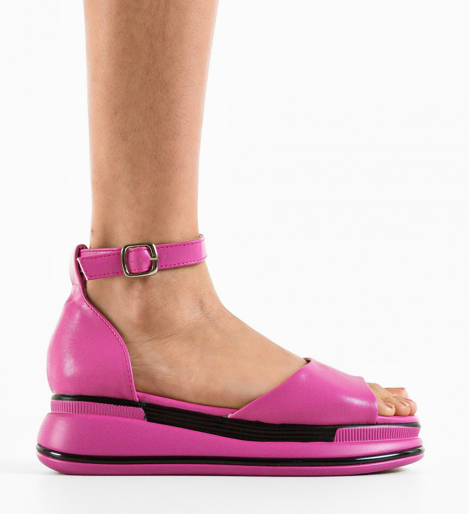 Sandale Grifon Fuchsia - Eleganță și Confort - imagine 2