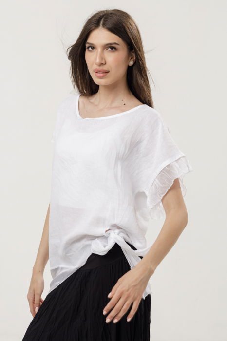 Bluza In Oversize cu Fundă Shopika | Stil Feminin