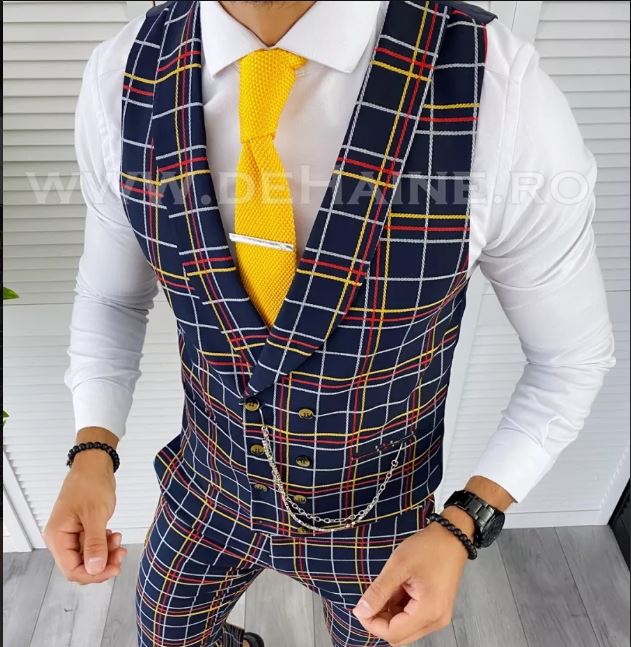 Vesta Barbati Slim Fit Eleganta, Stil Impecabil