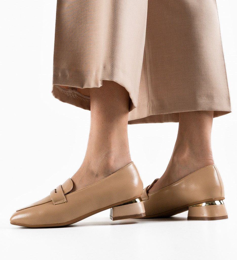 Pantofi dama Tracid Bej | Eleganță și Stil - imagine 3